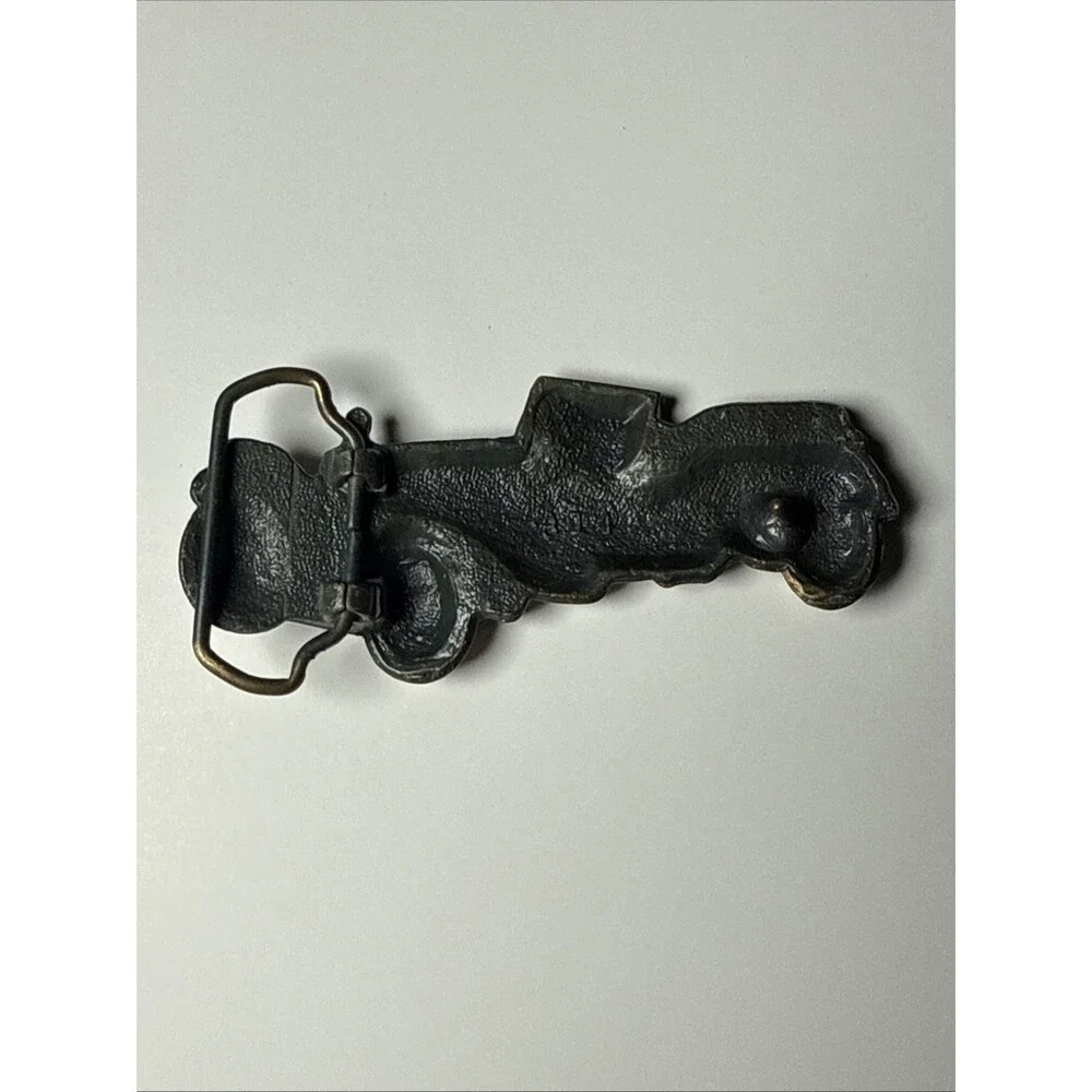Vintage Baron Belt Buckle Antique Roadster Convertible 